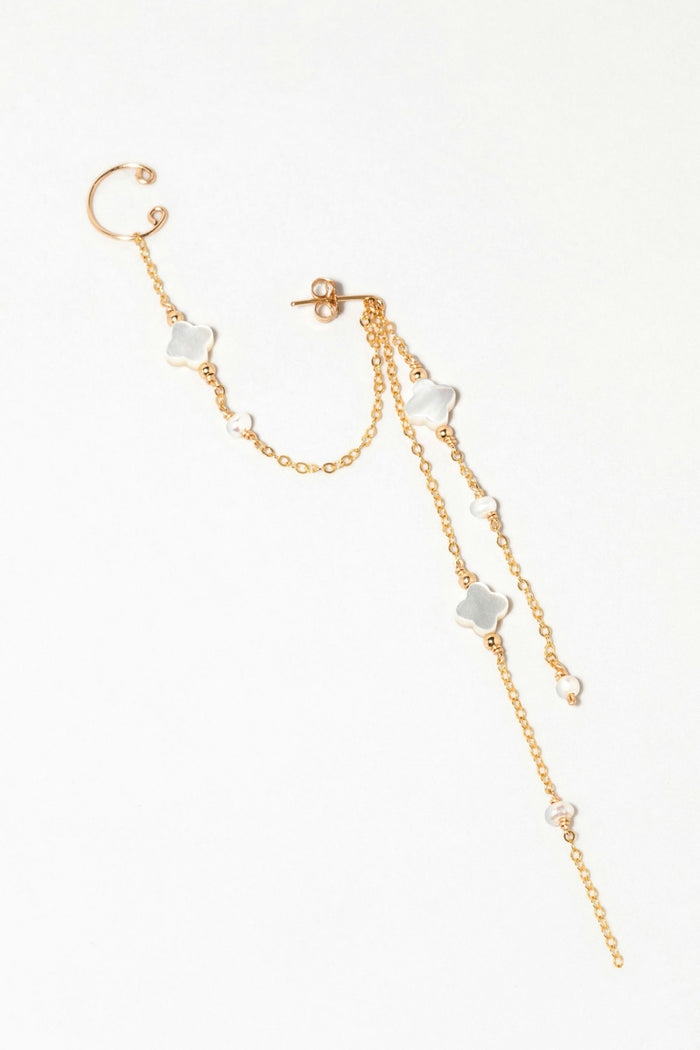 yay paris Swan Star Ear Jewel - Mother of Pearl