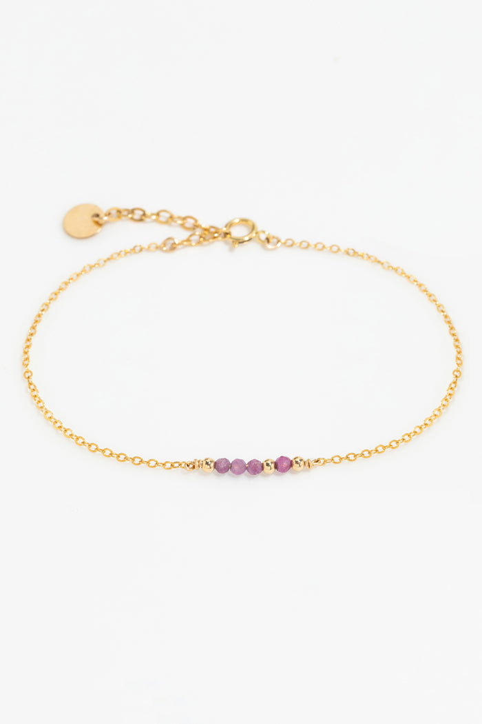 yay paris Théa Bracelet - Ruby