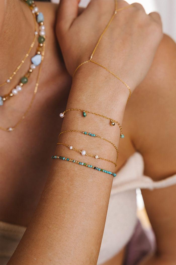 Yay Paris Théa Bracelet - Turquoise