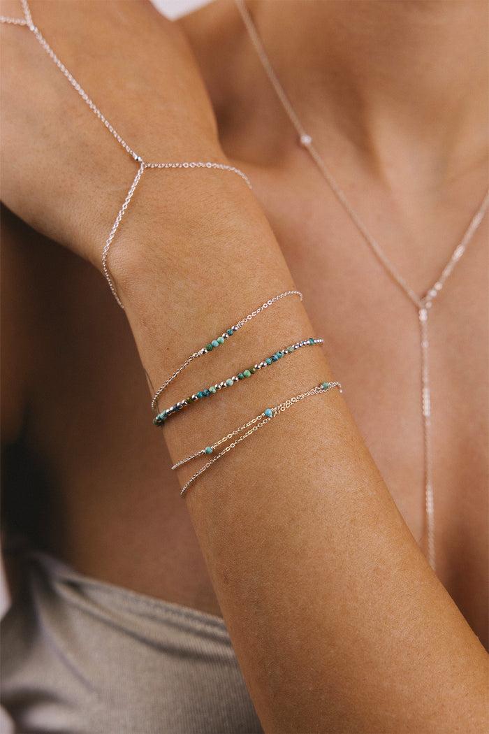 Yay Paris Théa Bracelet - Turquoise Silver