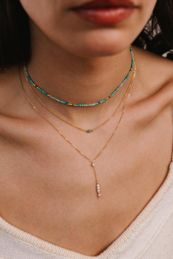 Yay Paris Théa Long Necklace - Cultured Pearl