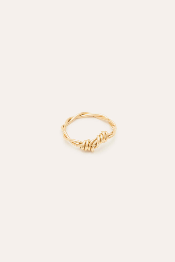 yay paris Torsade ring pendant - 750‰ Gold