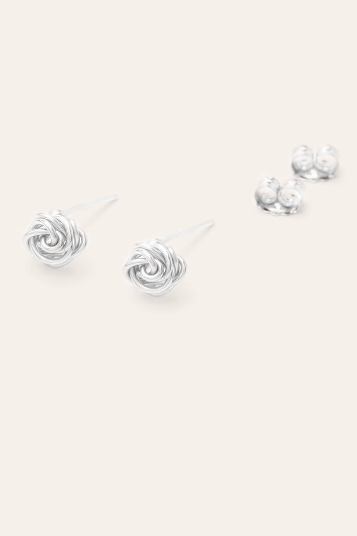 yay paris Twisted Flower Chips - Silver