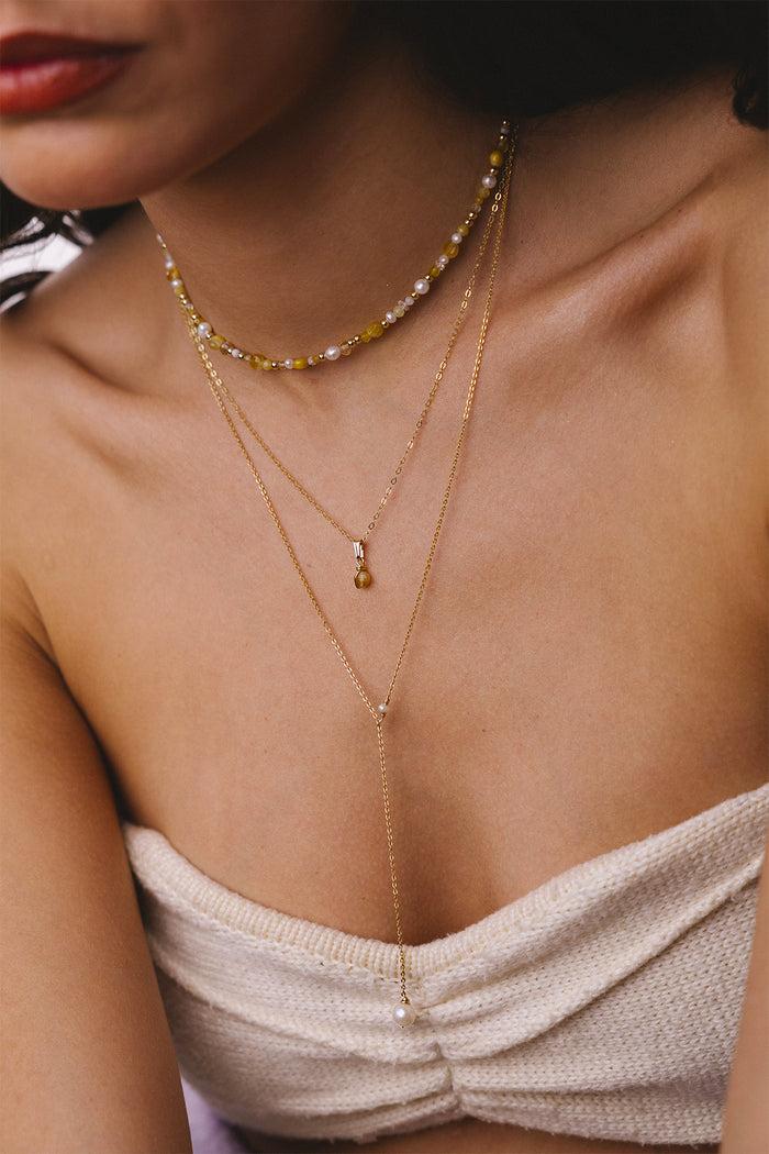 Yay Paris Venus Necklace - Limoncello