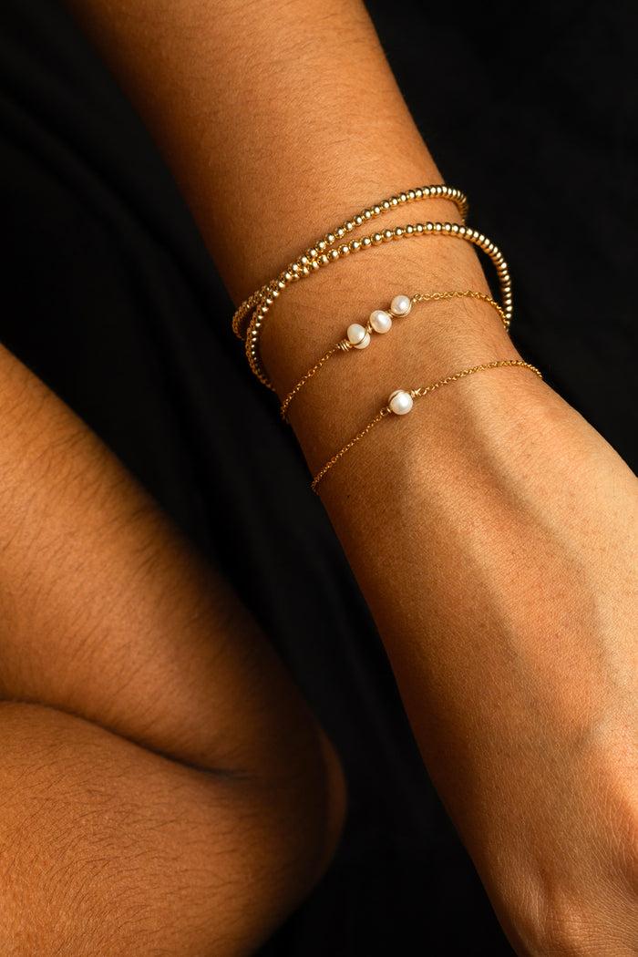 Yay Paris Wave Bracelet - Cultured Pearls