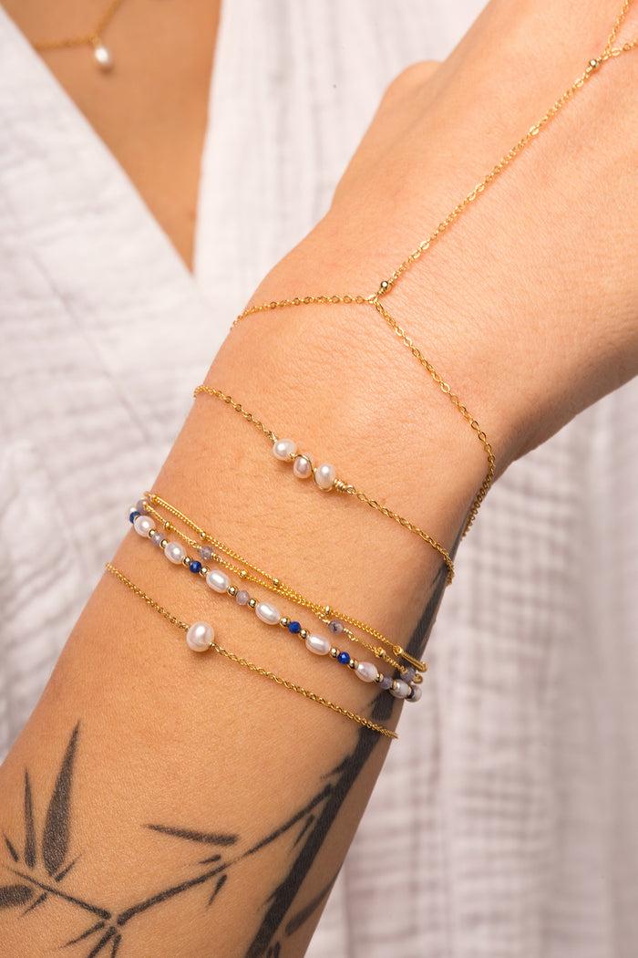 Yay Paris Wave Bracelet - Cultured Pearls