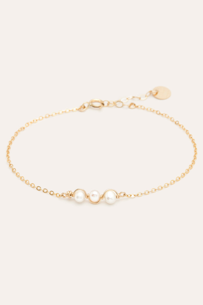 yay paris Wave Bracelet - Cultured Pearls