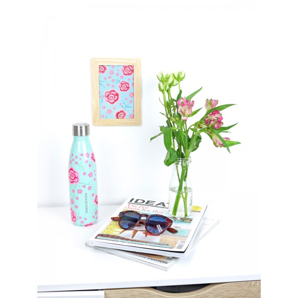 Yoko Design Bouteille Isotherme Cherry Blossom 500ml