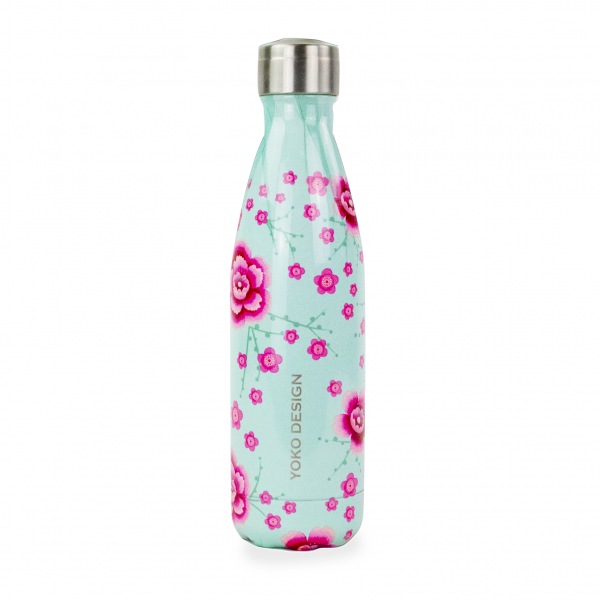 yoko design Bouteille isotherme Cherry blossom 500ml