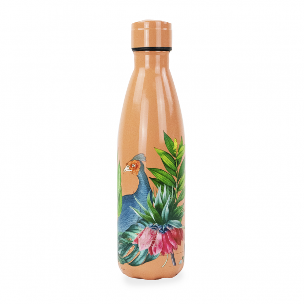 yoko design Bouteille isotherme jardin botanique - Paon 500 ml