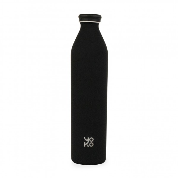 yoko design BOUTEILLE ISOTHERME noir mat - grand format - 1 L