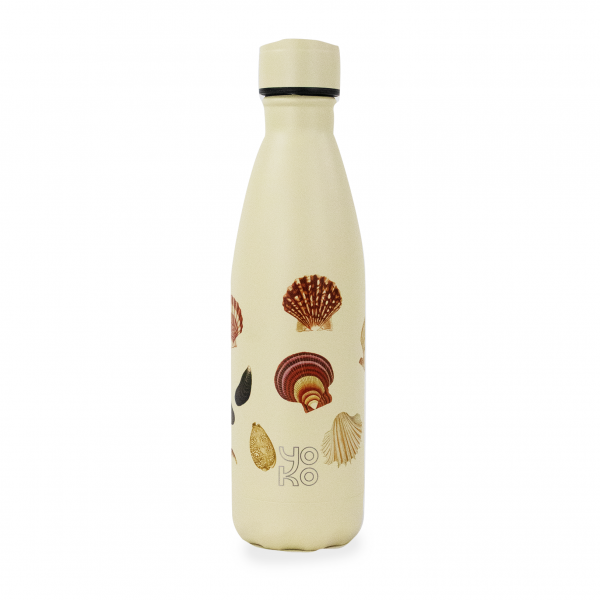 yoko design Bouteille isotherme Plage - coquillages - 500ml