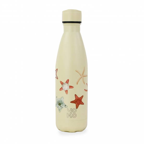 yoko design Bouteille isotherme Plage - Etoiles de mer- 500ml
