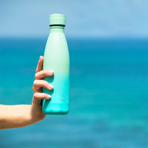 Yoko Design Bouteille Isotherme Sorbet Menthe 500ml