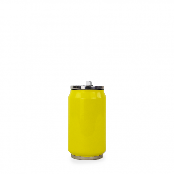 yoko design Canette isotherme brillante jaune 280ml