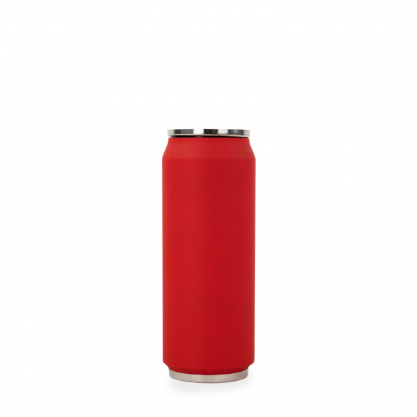 yoko design Canette isotherme Soft touch rouge 500ml