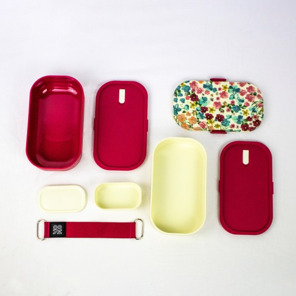Yoko Design Combo Lunchbox + 1 Bouteille Isotherme 500ml - Giverny
