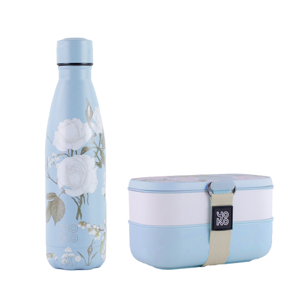 yoko design Combo Lunchbox + 1 bouteille isotherme 500ml - Milano