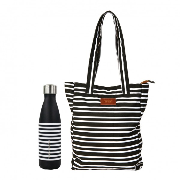 yoko design Duo bouteille isotherme & tote-bag - La Parisienne