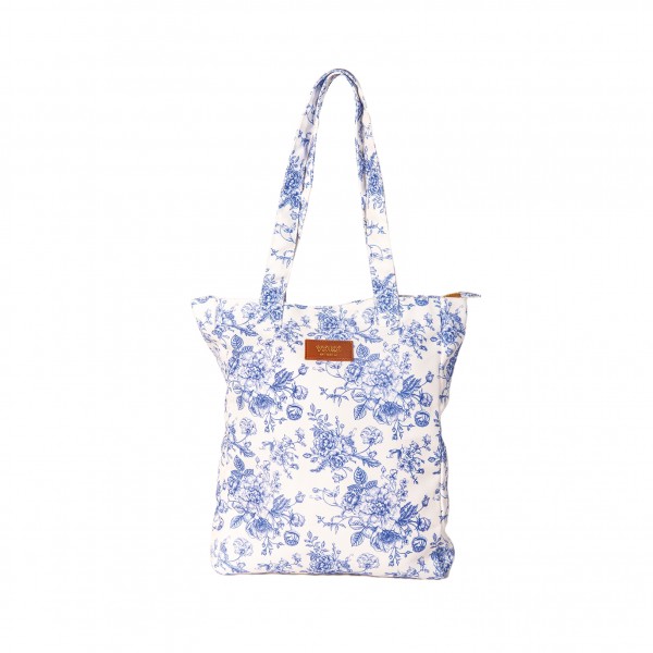 Yoko Design Duo Tote-bag & Bouteille Isotherme - Toile De Jouy