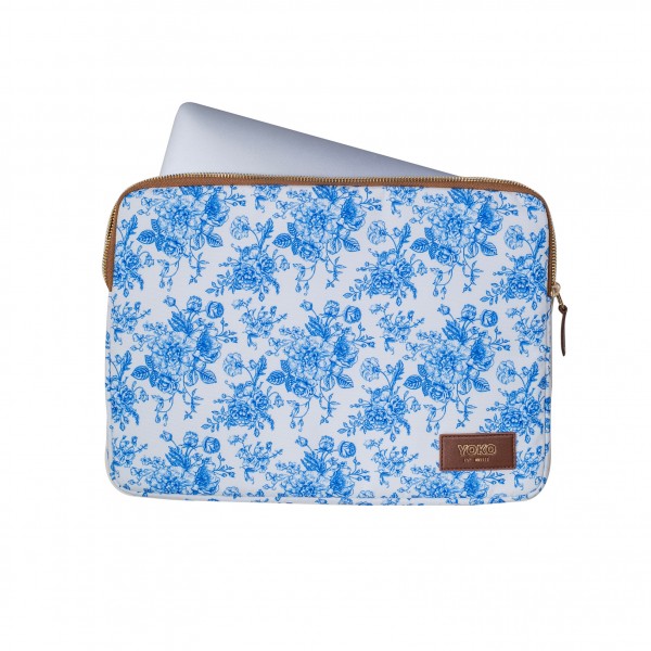 Yoko Design Housse D'ordinateur 13 & 14 Pouces - Toile De Jouy