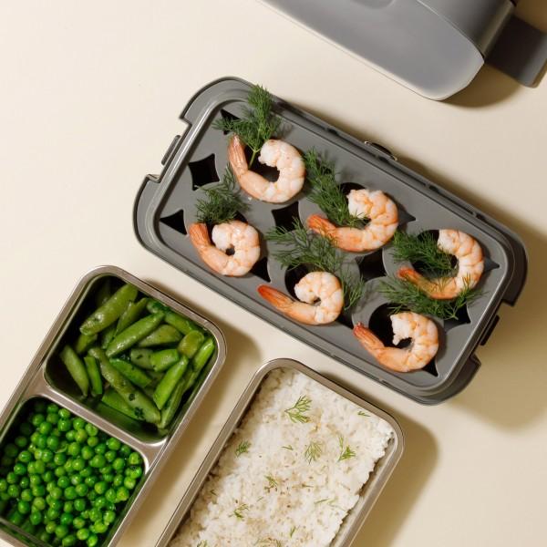Yoko Design La Food Steamer: Lunchbox Chauffante Et Cuiseur