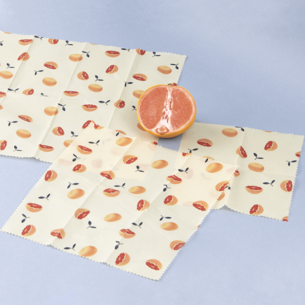 Yoko Design Lot De 3 Emballages Beewraps Motif Fruit