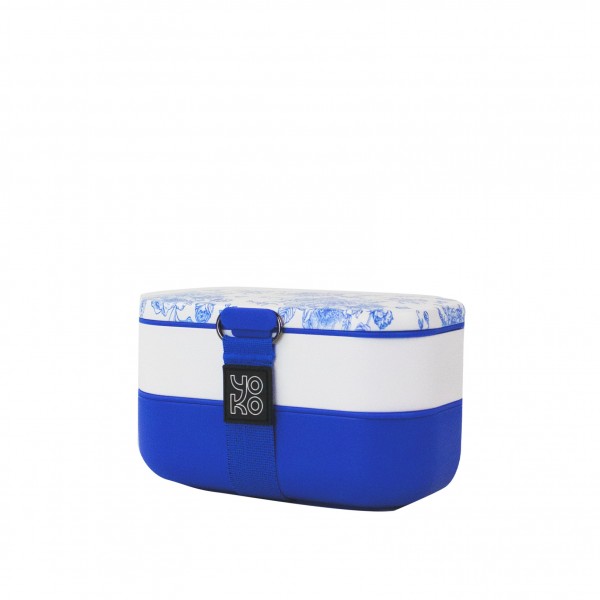 Yoko Design Pack Bouteille Isotherme & Lunchbox & Tote-bag Toile De Jouy