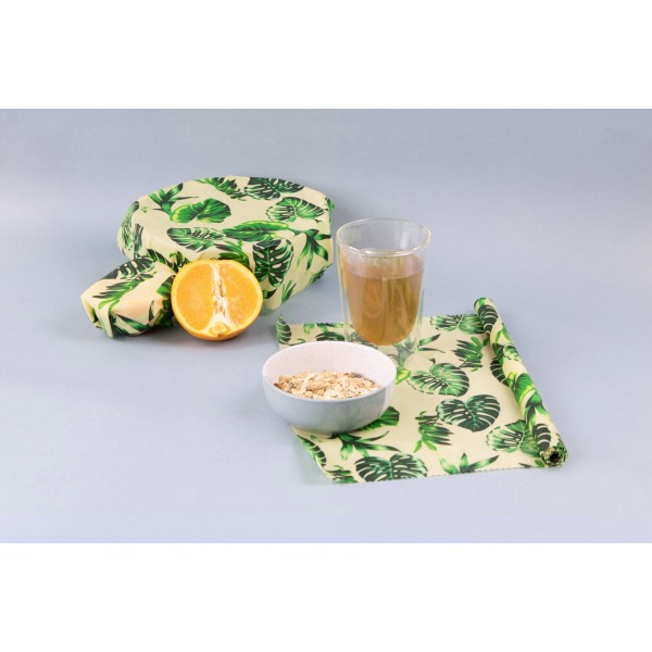 Yoko Design Rouleau De Beewraps : Motif Feuilles 1 Mètre