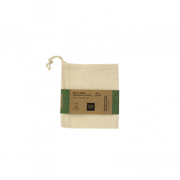 Yoko Design Sac En Toile Coton Bio Taille S : 16 X 22 Cm