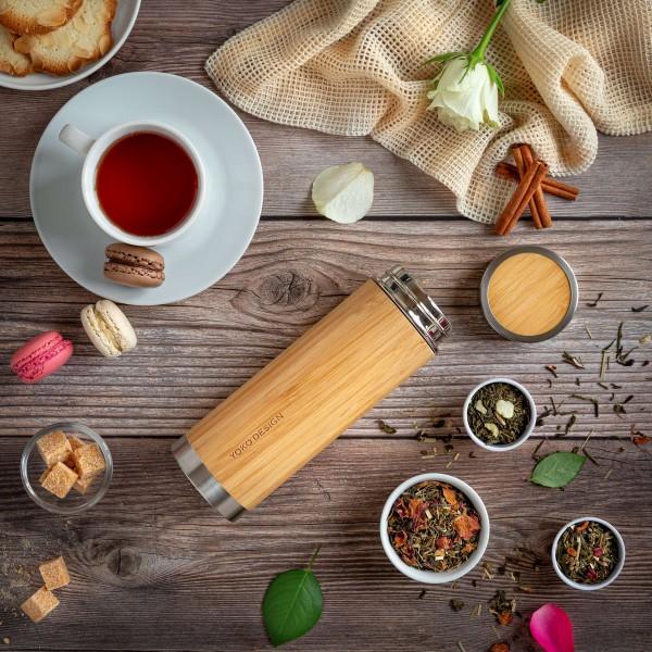 Yoko Design Théière Isotherme Bambou Zen'n'go 350 Ml