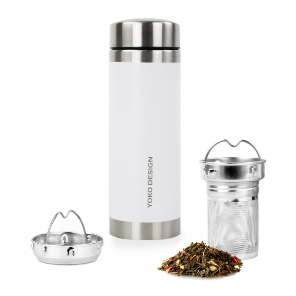 yoko design Théière isotherme LiberTea blanche 350 ml