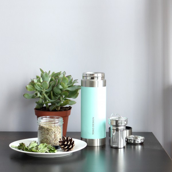 Yoko Design Théière Isotherme LiberTea Menthe 350 Ml