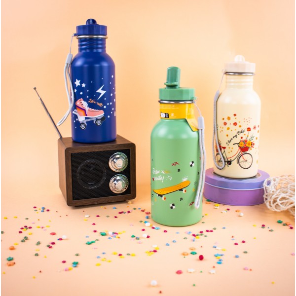 Yoko Design Bouteille Enfant "born To Skate" 500ml