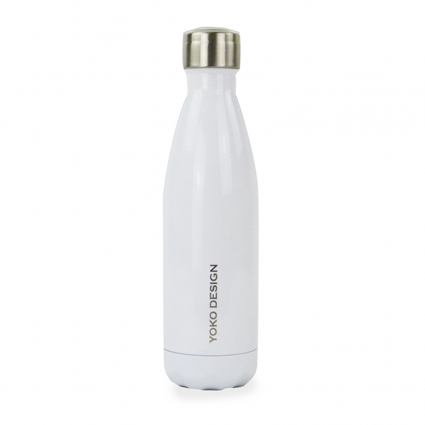 yoko design Bouteille isotherme Blanche 500ml