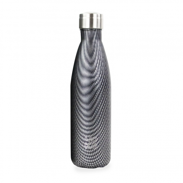 yoko design Bouteille isotherme Carbon 500ML