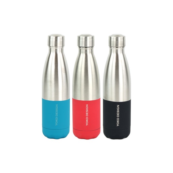 Yoko Design Bouteille Isotherme DUO Noire 500ml