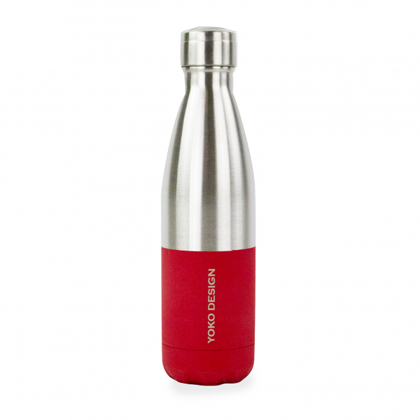 yoko design Bouteille isotherme DUO Rouge 500ml