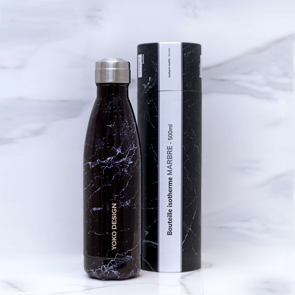 Yoko Design Bouteille Isotherme Marbre 500ml