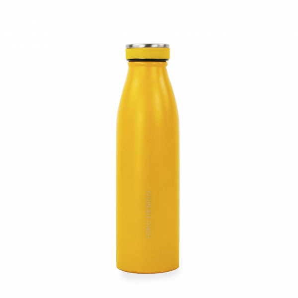 yoko design Bouteille isotherme Milk jaune 500ml