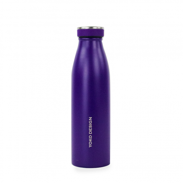 yoko design Bouteille isotherme Milk violet 500ml