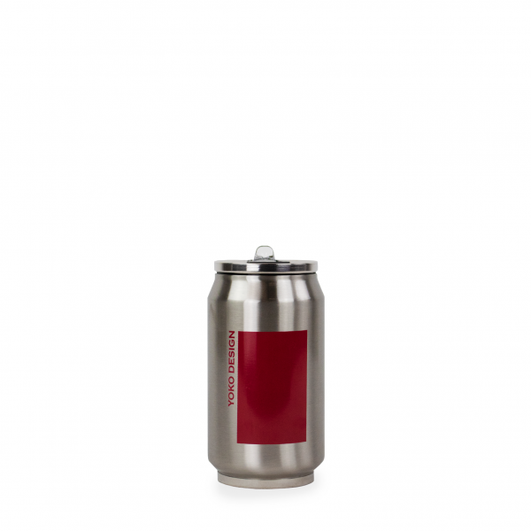 yoko design Canette isotherme Duo rouge 280ml