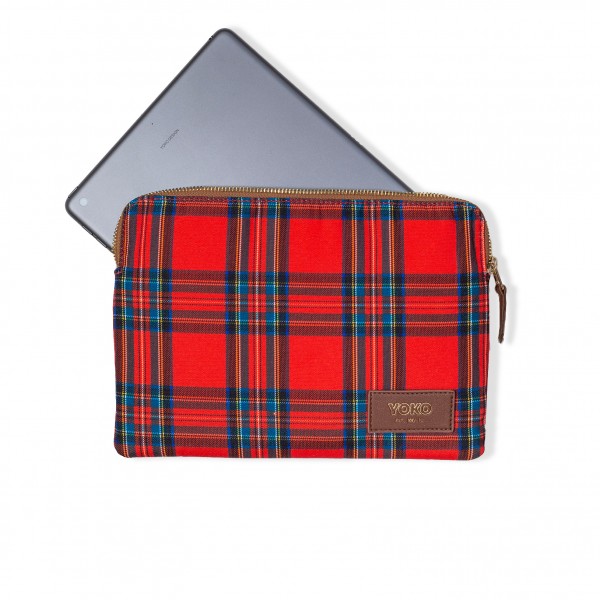 Yoko Design Housse D'ipad (ou Autre Tablette) -Tartan