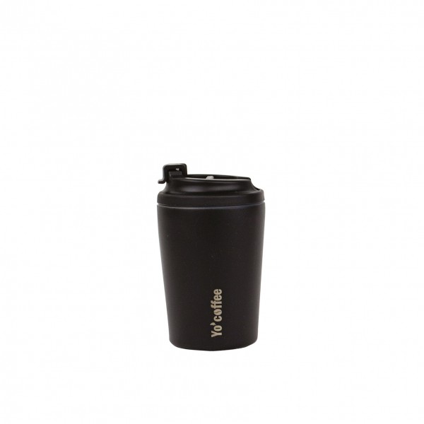 yoko design Mug isotherme 260 ml - Noir - Yo'coffee