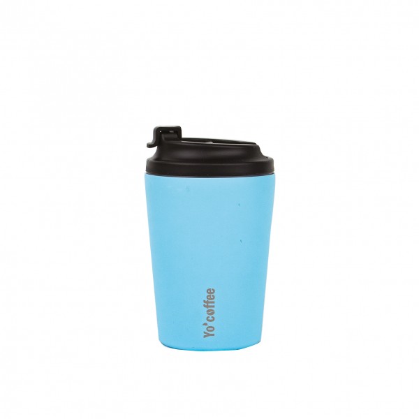 yoko design Mug isotherme 350 ml - Bleu - Yo'coffee