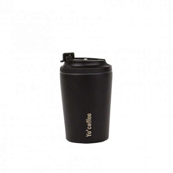 yoko design Mug isotherme 350 ml - Noir- Yo'coffee