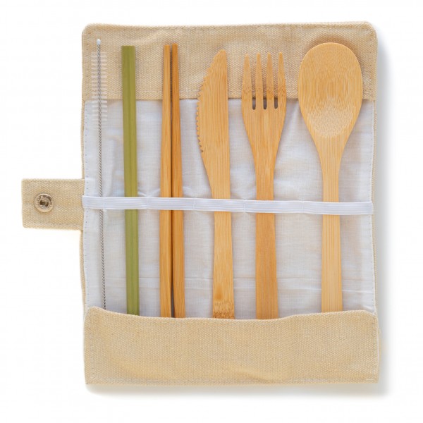 yoko design Set de couverts en bambou