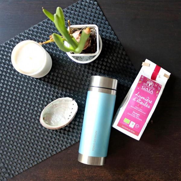 Yoko Design Théière Isotherme Glitter Bleue 350 Ml