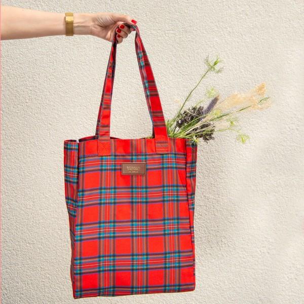 Yoko Design Tote Bags - Tartan