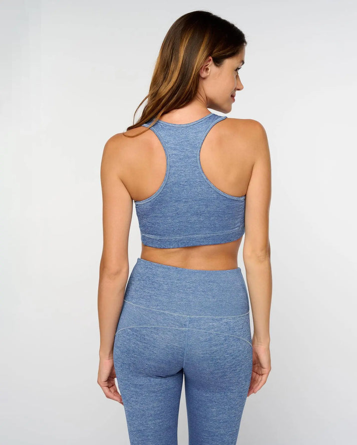 Yuj Paris Brassière De Yoga BLUE JEAN AJNA - YUJ Paris
